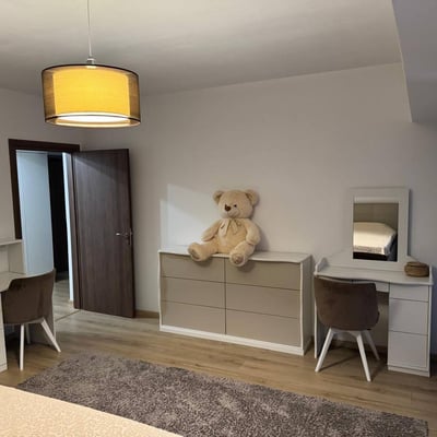 Rental of a bright 2-room apartment, 76 m², Bucureștii Noi area, Bucharest, Romania